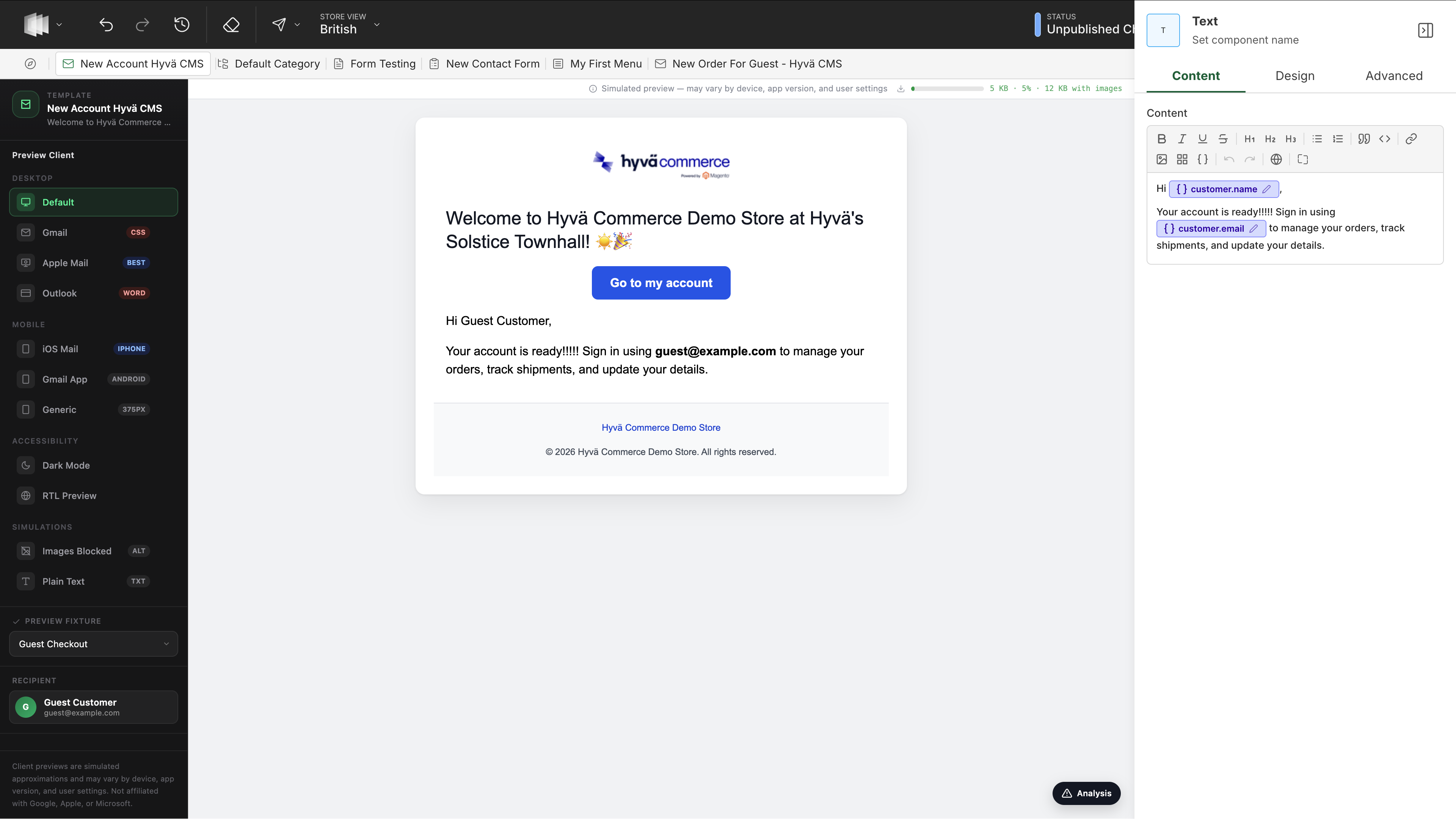 Email Templates
